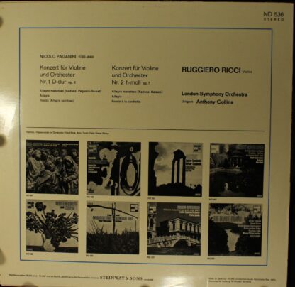 DECCA ND 536 - Niccolò Paganini, Ruggiero Ricci, London Symphony - Image 2