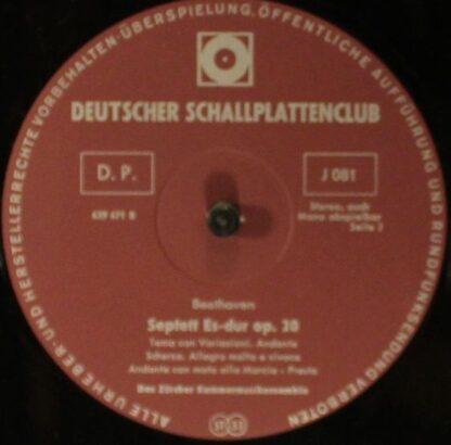 Deutscher Schallplattenclub J 081 - Ludwig van Beethoven, Kammer - Image 4