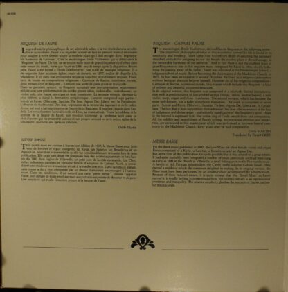 Forlane UM 6536 - Gabriel Fauré, Orchestre de Chambre Bernard Th - Image 4