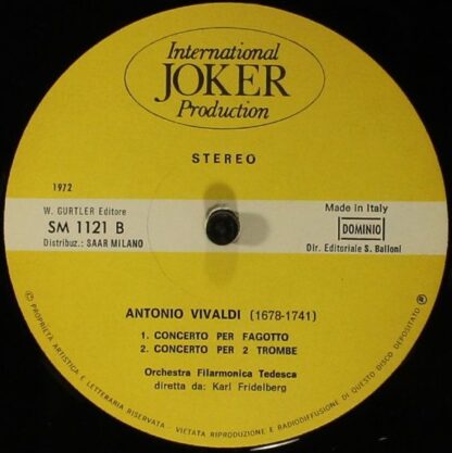 International Joker Production SM 1121 - Antonio Vivaldi - Conce - Image 4