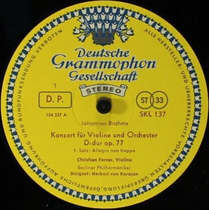 Deutsche Grammophon SKL 133/139 - Johannes Brahms, Herbert von K - Image 12