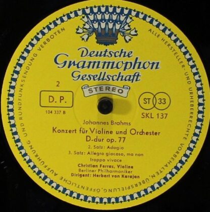Deutsche Grammophon SKL 133/139 - Johannes Brahms, Herbert von K - Image 13
