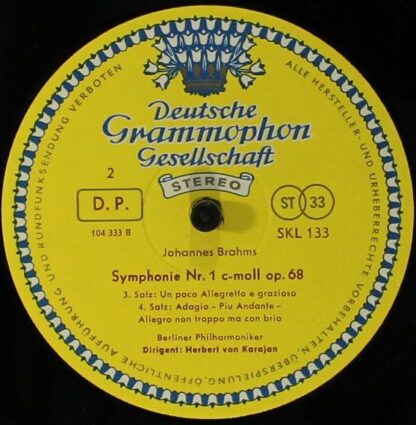 Deutsche Grammophon SKL 133/139 - Johannes Brahms, Herbert von K - Image 5