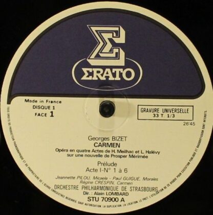Erato STU 70900 à 902 - Georges Bizet, Régine Crespin, Orchestre - Image 9