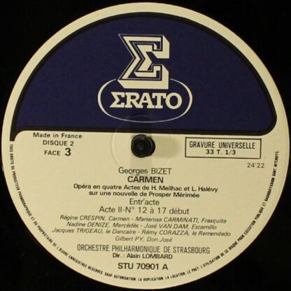 Erato STU 70900 à 902 - Georges Bizet, Régine Crespin, Orchestre - Image 5