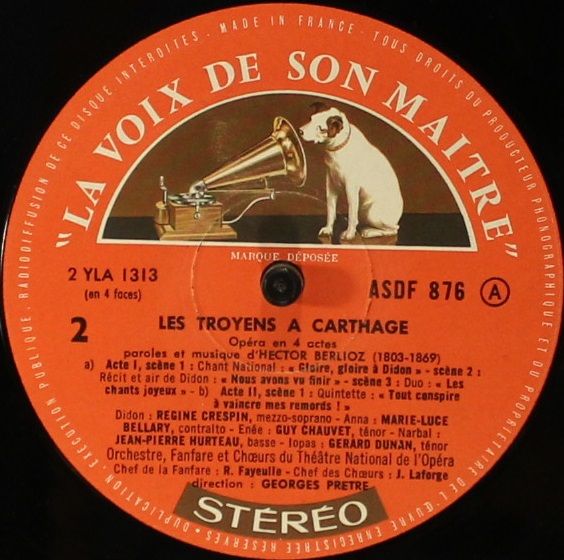 La Voix De Son Maître ASDF 876 - Hector Berlioz, Régine Crespin, - Image 4