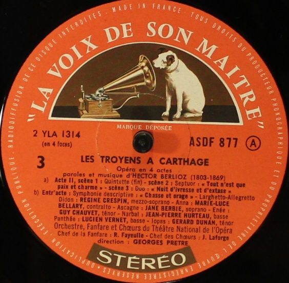 La Voix De Son Maître ASDF 876 - Hector Berlioz, Régine Crespin, - Image 5