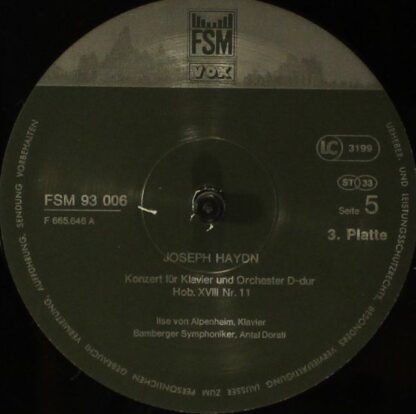FSM 93 006 - Joseph Haydn, Ilse von Alpenheim, Bamberger Symphon - Image 4