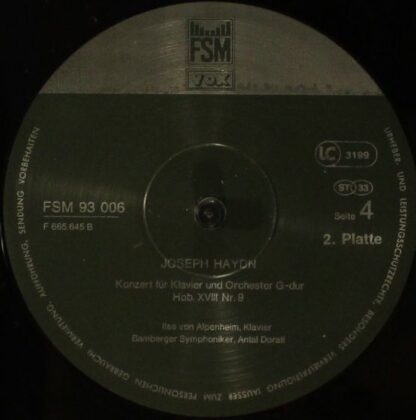 FSM 93 006 - Joseph Haydn, Ilse von Alpenheim, Bamberger Symphon - Image 7