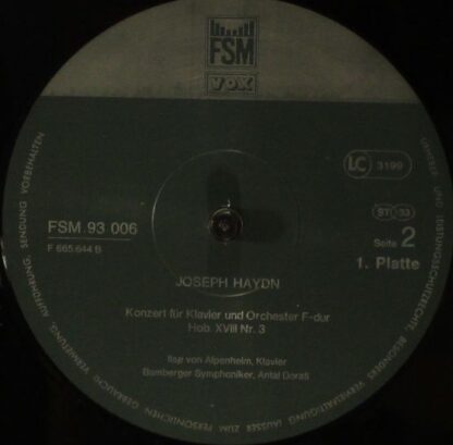 FSM 93 006 - Joseph Haydn, Ilse von Alpenheim, Bamberger Symphon - Image 9