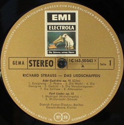Die Stimme Seines Herrn 1C 163-50043/51 - Richard Strauss, Dietr - Image 2