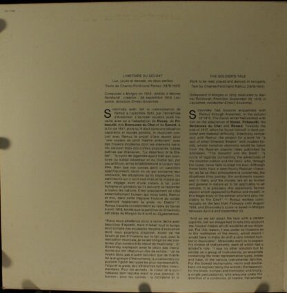 Erato STU 71426 - Igor Stravinsky, Pierre Boulez, Ensemble Inter - Image 4