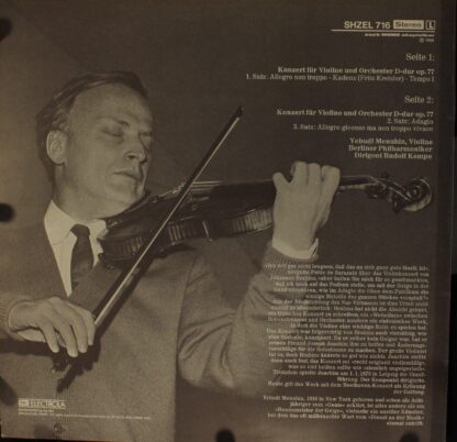 HÖR ZU SHZEL 716 - Berliner Philharmoniker, Rudolf Kempe, Yehudi - Image 2