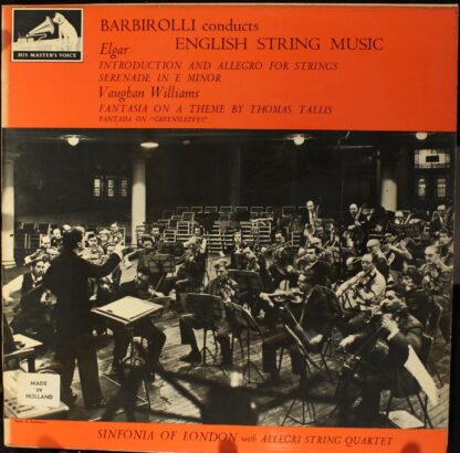 His Master's Voice ASD 521 - Sir John Barbirolli, Sir Edward Elg