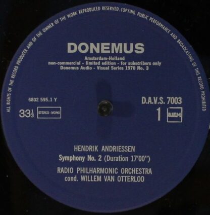 Donemus DAVS 7071/3 - Hendrik Andriessen - Symphony No. 2 / Symp - Image 6