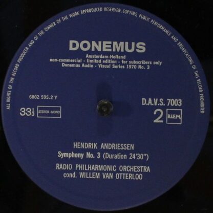 Donemus DAVS 7071/3 - Hendrik Andriessen - Symphony No. 2 / Symp - Image 7