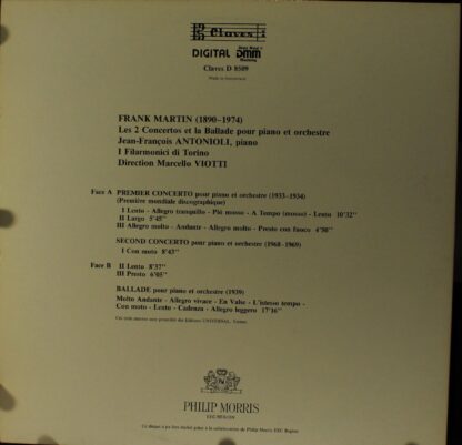 Claves D 8509 - Frank Martin (3), Jean-François Antonioli, Orche - Image 2