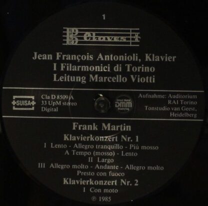 Claves D 8509 - Frank Martin (3), Jean-François Antonioli, Orche - Image 5