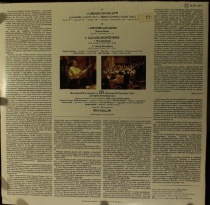 Hungaroton SLPD 12877 - Domenico Scarlatti, Antonio Caldara, Cla - Image 2