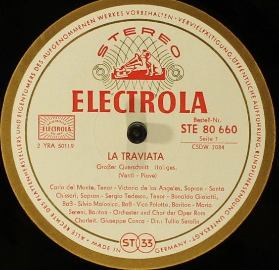 Electrola STE 80660 - Victoria De Los Angeles, Santa Chissari, S - Image 4