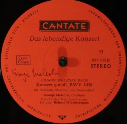 Cantate 057 702 - Johann Sebastian Bach, Deutsche Bachsolisten, - Image 3