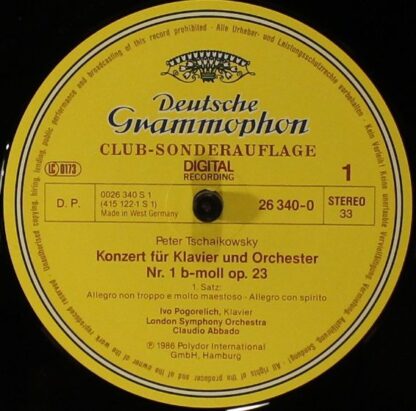 Deutsche Grammophon 26 340-0 - Pyotr Ilyich Tchaikovsky, London - Image 3