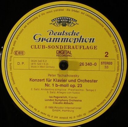 Deutsche Grammophon 26 340-0 - Pyotr Ilyich Tchaikovsky, London - Image 4