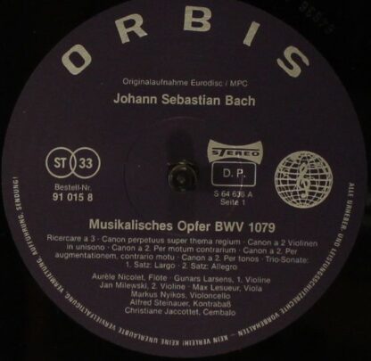 Eurodisc SQ 27 319 KK - Festival Strings Lucerne, Rudolf Baumgar - Image 3