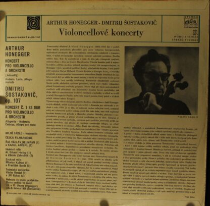Supraphon 1 10 0604 - Arthur Honegger, Dmitri Shostakovich, Milo - Image 2