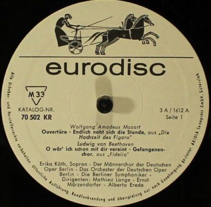 Eurodisc 70 502 KR - Various - Die Deutsche Oper Berlin In Tokyo - Image 3
