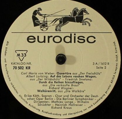 Eurodisc 70 502 KR - Various - Die Deutsche Oper Berlin In Tokyo - Image 4