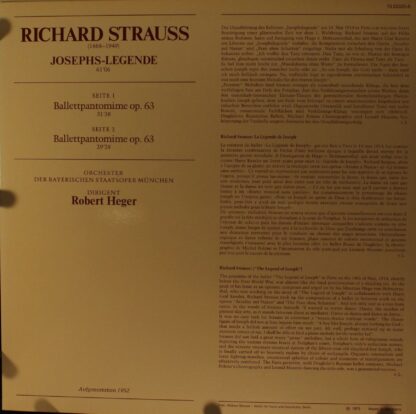 BASF 10 22325-6 - Richard Strauss - Josephs-Legende Ballettpanto - Image 2