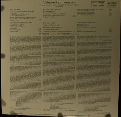 Telefunken 6.42841 AZ - Ed Bogaard - Virtuoso Chamber Music = Vi - Image 2