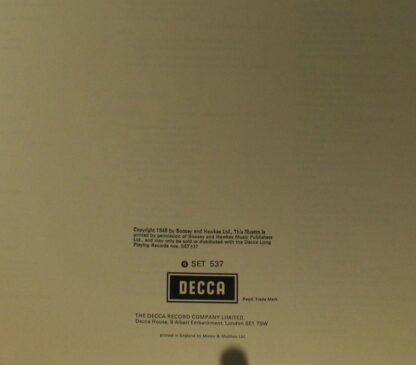DECCA SET 537 - Benjamin Britten, Benjamin Luxon, Heather Harper - Image 4
