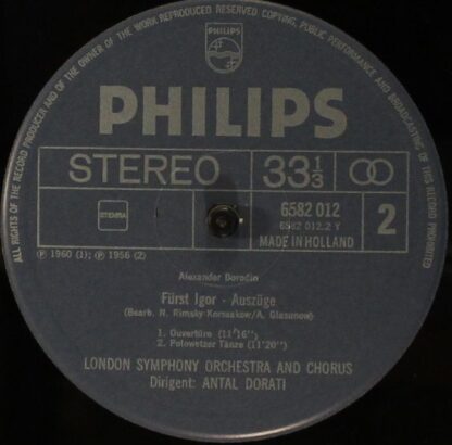 Philips 6582 012 - Nikolai Rimsky-Korsakov, Alexander Borodin, L - Image 4