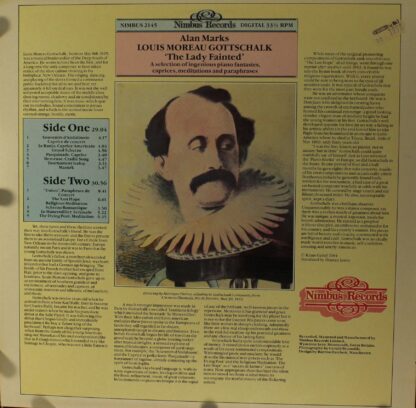 Nimbus Records NIM 2145 - Alan Marks, Louis Moreau Gottschalk - - Image 2