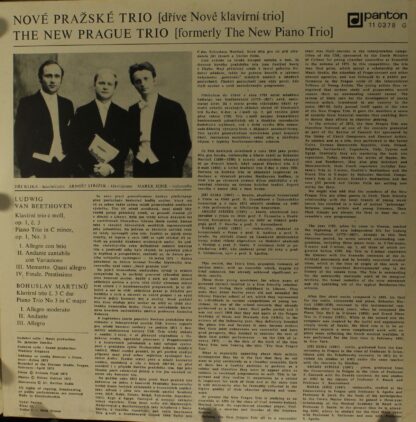 Panton 11 0378 - Pražské Trio, Pražské Trio, Ludwig van Beethove - Image 2