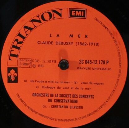 Trianon 2C 045-12178 - Claude Debussy, Orchestre De La Société D - Image 4