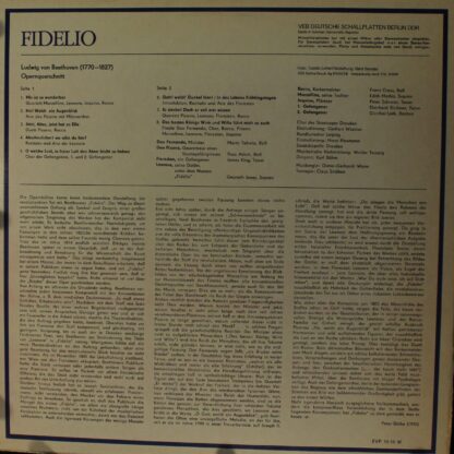 Eterna 8 26 058 - Ludwig van Beethoven, Chor Der Staatsoper Dres - Image 2
