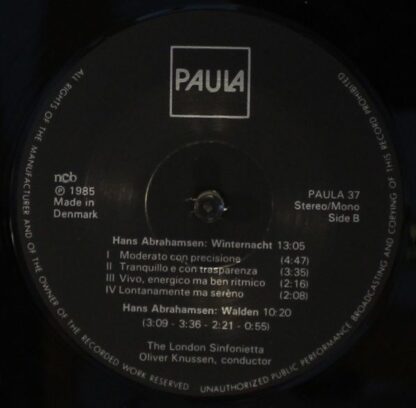 Paula PAULA 37 - Poul Ruders, Hans Abrahamsen, Oliver Knussen, L - Image 4