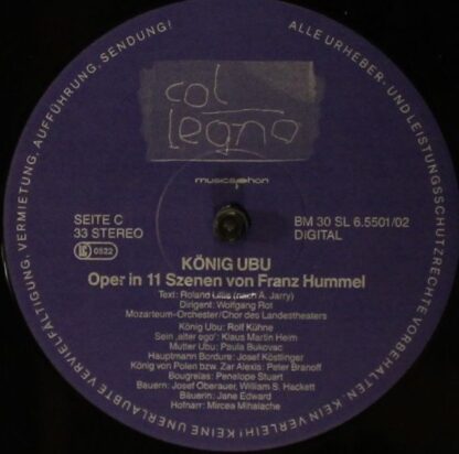 Col Legno BM 30 SL 6.5501/02 Digital - Franz Hummel - König Ubu - Image 7