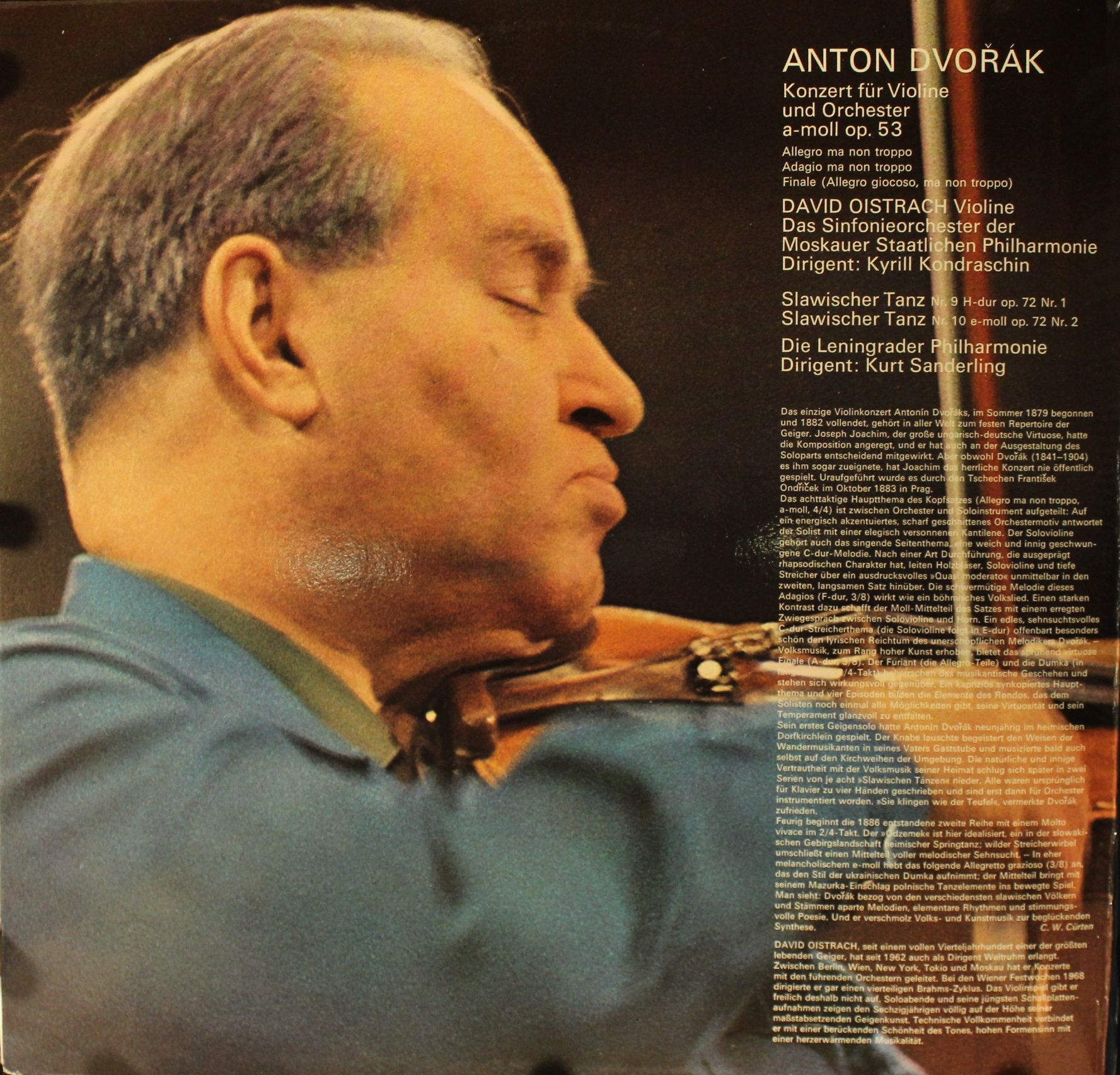 Eurodisc 85645 XK - Antonín Dvořák, Mstislav Rostropovich, David - Image 4