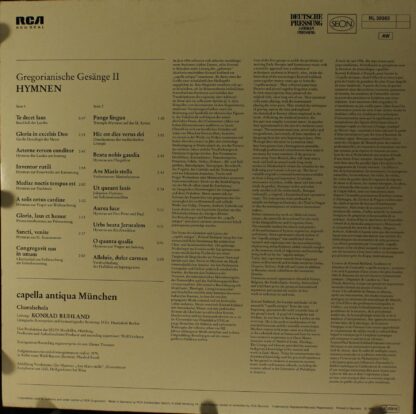 RCA Red Seal RL 30383 - Capella Antiqua München, Konrad Ruhland - Image 4
