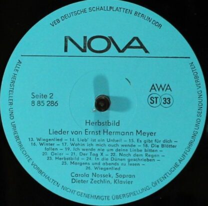 Nova 8 85 286 - Ernst Hermann Meyer, Carola Nossek, Jürgen Freie - Image 3