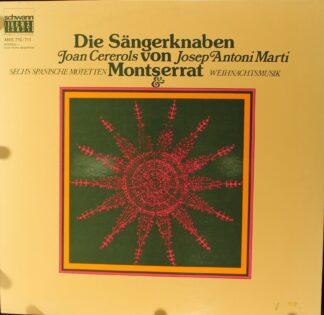 Schwann Musica Sacra AMS 710 - Joan Cererols, Josep Antoni Marti