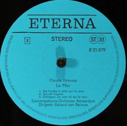 Eterna 8 25 879 - Maurice Ravel, Claude Debussy, Concertgebouwor - Image 4
