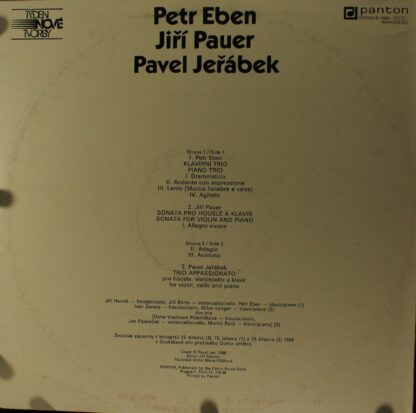 Panton 81 0850—1111 - Petr Eben, Jiří Pauer, Pavel Jeřábek (4) - - Image 2