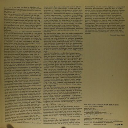 Eterna 8 26 889-890 - Arnold Schoenberg, Herbert Kegel - Moses U - Image 4