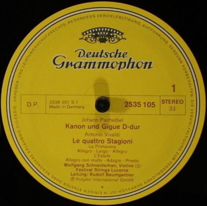 Deutsche Grammophon 2535 105 - Antonio Vivaldi, Tomaso Albinoni, - Image 3