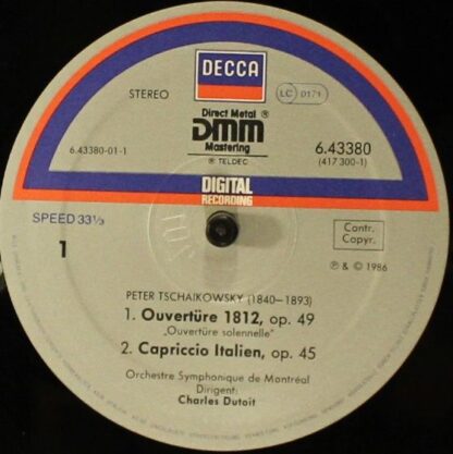 DECCA 6.43380 - Pyotr Ilyich Tchaikovsky, Orchestre Symphonique - Image 3